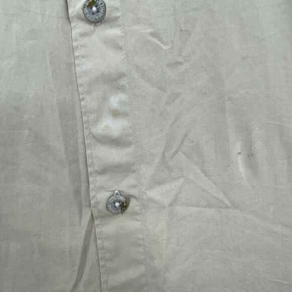Columbia Shirt Mens 2XL Button Up Tan Short Sleeve Vented Fishing Hiking Outdoor - Picture 7 of 12